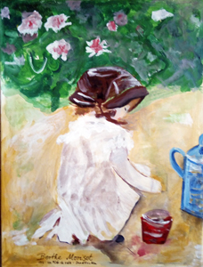 Berthe Morisot - Sandkuchen backen